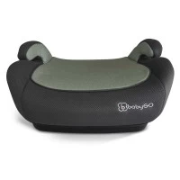 Inaltator auto boosterBabyGo i-Size, Melange Green, 125-150 cm, certificat R129
