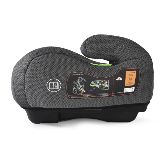 Inaltator auto boosterBabyGo i-Size, Melange Green, 125-150 cm, certificat R129 Inaltator auto boosterBabyGo i-Size, Melange Green, 125-150 cm, certificat R129