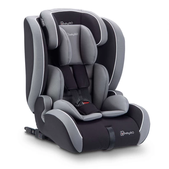 Scaun auto BabyGo i-Size FreeFix Grey, 76-150 cm, certificat R129 Scaun auto BabyGo i-Size FreeFix Grey, 76-150 cm, certificat R129