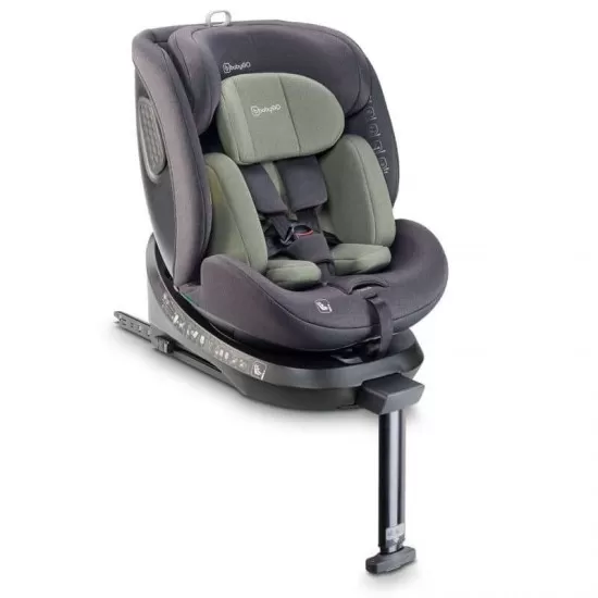Scaun auto rotativ cu isofix BabyGo MOVE360 Green 40-150 cm certificat R129 Scaun auto rotativ cu isofix BabyGo MOVE360 Green 40-150 cm certificat R129