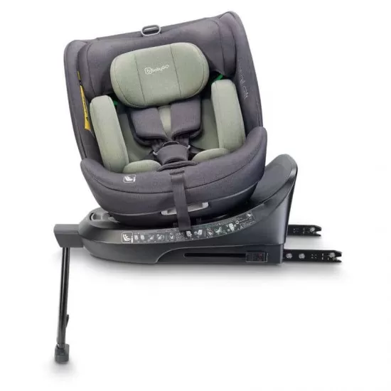 Scaun auto rotativ cu isofix BabyGo MOVE360 Green 40-150 cm certificat R129 Scaun auto rotativ cu isofix BabyGo MOVE360 Green 40-150 cm certificat R129