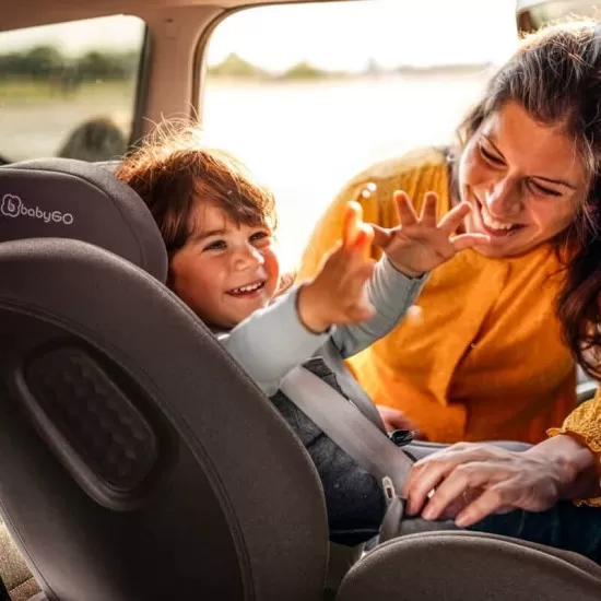 Scaun auto rotativ cu isofix BabyGo MOVE360 Grey 40-150 cm certificat R129 Scaun auto rotativ cu isofix BabyGo MOVE360 Grey 40-150 cm certificat R129