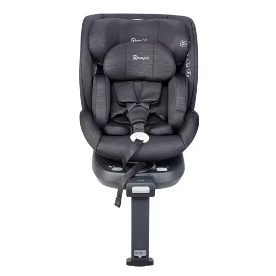 Scaun auto rotativ BabyGo Prime 360 Black 40-150 cm certificat R129 Scaun auto rotativ BabyGo Prime 360 Black 40-150 cm certificat R129