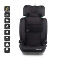 Scaun auto SafeChild2 Black, 100-150 cm, certificat R129, BabyGo