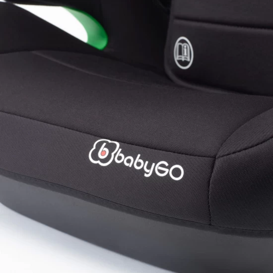 Scaun auto SafeChild2 Black, 100-150 cm, certificat R129, BabyGo Scaun auto SafeChild2 Black, 100-150 cm, certificat R129, BabyGo
