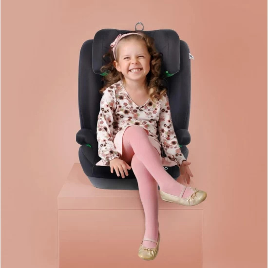 Scaun auto SafeChild2 Black, 100-150 cm, certificat R129, BabyGo Scaun auto SafeChild2 Black, 100-150 cm, certificat R129, BabyGo