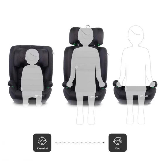 Scaun auto SafeChild2 Black, 100-150 cm, certificat R129, BabyGo Scaun auto SafeChild2 Black, 100-150 cm, certificat R129, BabyGo