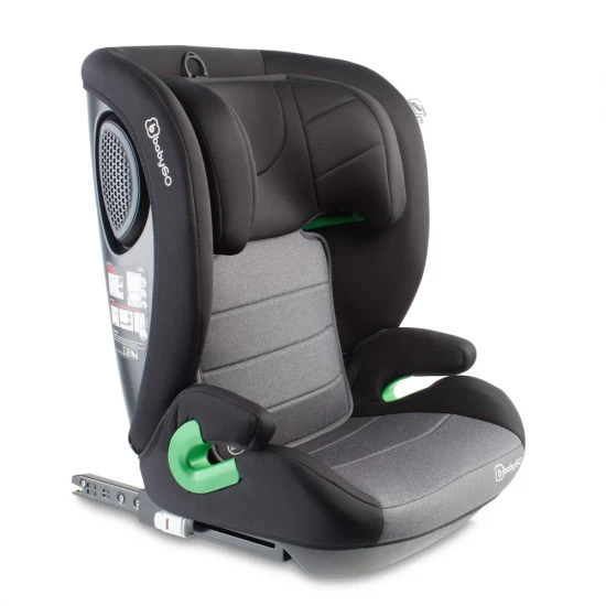 Scaun auto SafeChild2 Grey, 100-150 cm, certificat R129, BabyGo Scaun auto SafeChild2 Grey, 100-150 cm, certificat R129, BabyGo