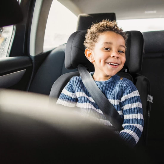 Scaun auto SafeChild2 Grey, 100-150 cm, certificat R129, BabyGo Scaun auto SafeChild2 Grey, 100-150 cm, certificat R129, BabyGo