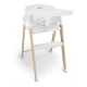 Scaun de masa 3 in 1 transformabil BabyGo Levels Alb