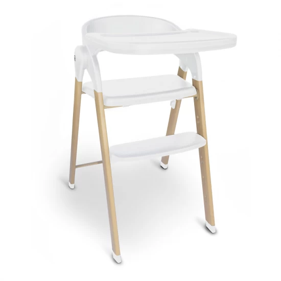 Scaun de masa 3 in 1 transformabil BabyGo Levels Alb