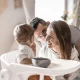 Scaun de masa 3 in 1 transformabil BabyGo Levels Alb