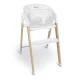 Scaun de masa 3 in 1 transformabil BabyGo Levels Alb