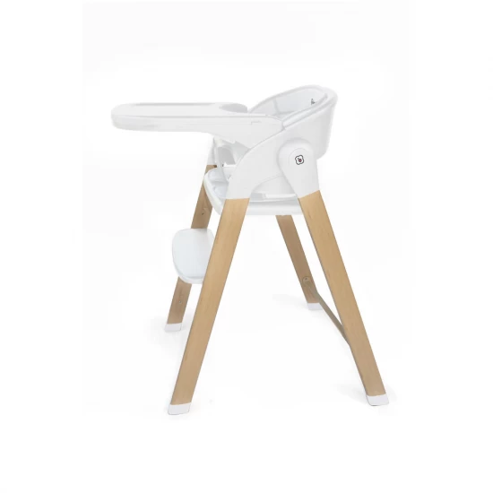 Scaun de masa 3 in 1 transformabil BabyGo Levels Alb