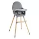 Scaun de masa transformabil Scandi Grey BabyGo Scaun de masa transformabil Scandi Grey BabyGo