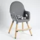 Scaun de masa transformabil Scandi Grey BabyGo Scaun de masa transformabil Scandi Grey BabyGo