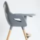 Scaun de masa transformabil Scandi Grey BabyGo Scaun de masa transformabil Scandi Grey BabyGo