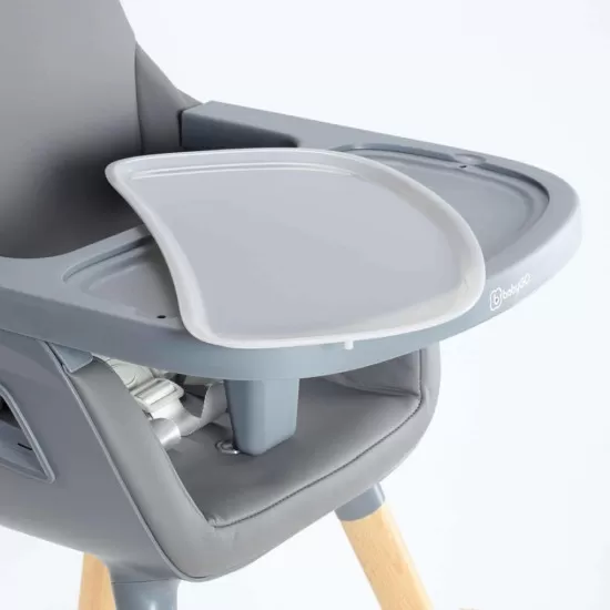 Scaun de masa transformabil Scandi Grey BabyGo Scaun de masa transformabil Scandi Grey BabyGo