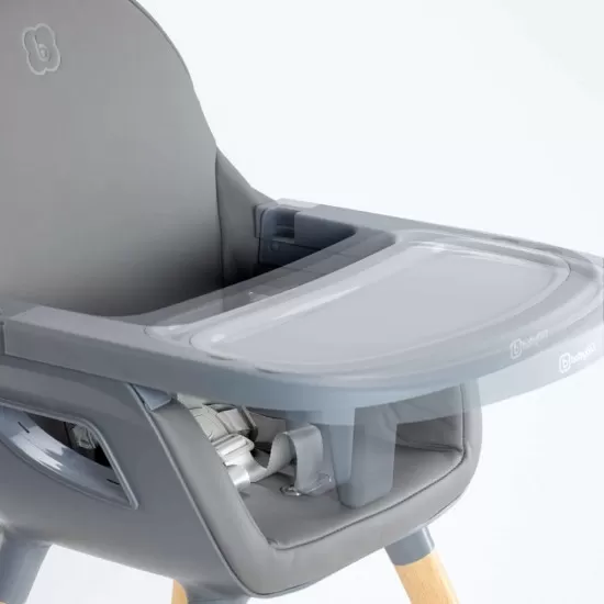 Scaun de masa transformabil Scandi Grey BabyGo Scaun de masa transformabil Scandi Grey BabyGo