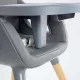 Scaun de masa transformabil Scandi Grey BabyGo Scaun de masa transformabil Scandi Grey BabyGo