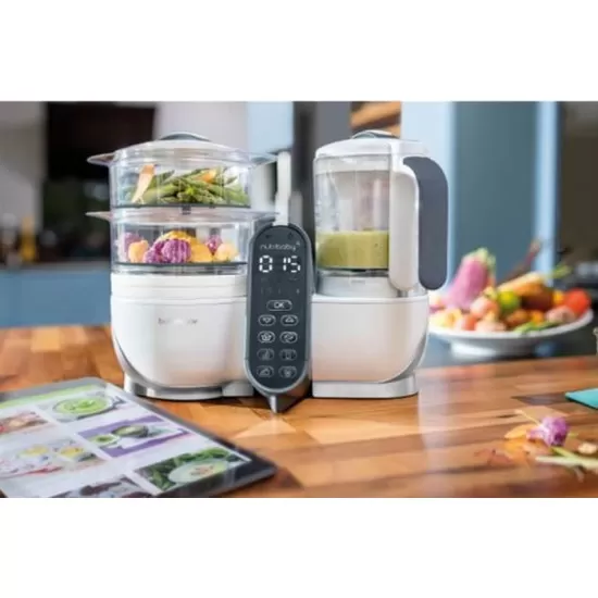 Robot multifunctional 5 in 1 Nutribaby Babymoov Loft White Robot multifunctional 5 in 1 Nutribaby Babymoov Loft White