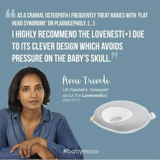 Perna Lovenest Plus Original impotriva plagioencefaliei Fresh Smokey Babymoov