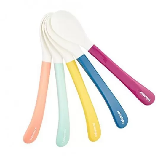 Set de 5 lingurite multicolore Babymoov Set de 5 lingurite multicolore Babymoov