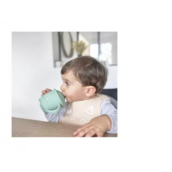 Cana cu pai din silicon Vulpita Babymoov Cana cu pai din silicon Vulpita Babymoov