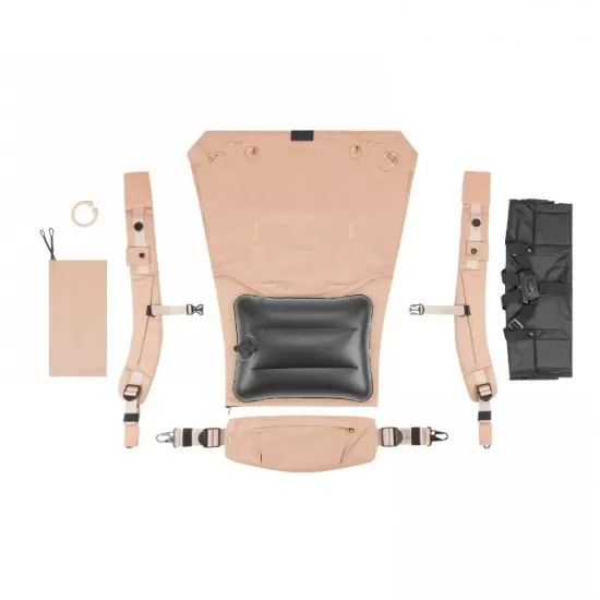 Sistem de purtare transformabil in Booster, creat in colaborare cu medici kinetoterapeuti Babymoov Moov & Boost - Bej Sistem de purtare transformabil in Booster, creat in colaborare cu medici kinetoterapeuti Babymoov Moov & Boost - Bej