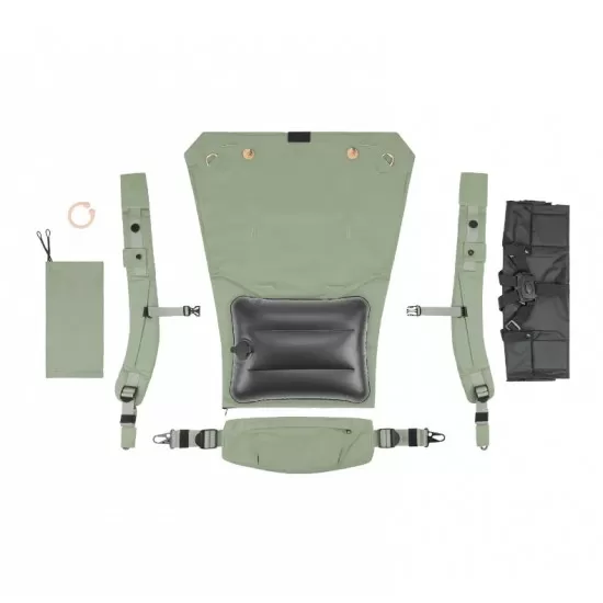 Sistem de purtare transformabil in Booster, creat in colaborare cu medici kinetoterapeuti Babymoov Moov & Boost - Verde salvie Sistem de purtare transformabil in Booster, creat in colaborare cu medici kinetoterapeuti Babymoov Moov & Boost - Verde salvie