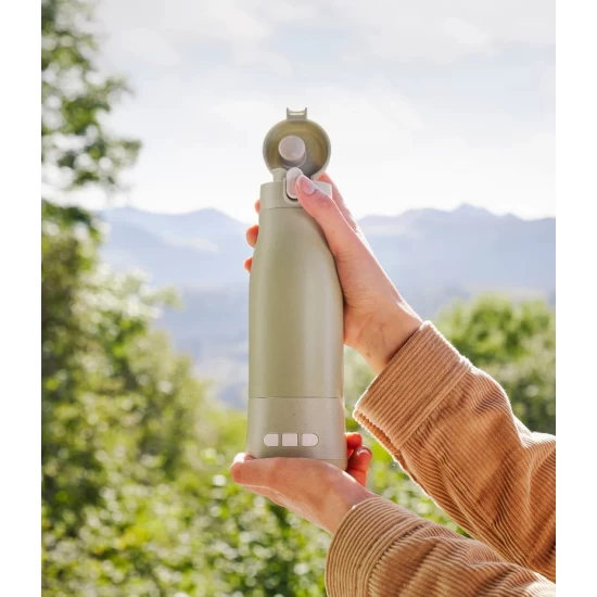 Incalzitor de biberoane portabil si reincarcabil Babymoov Moov & Feed Sage Green Incalzitor de biberoane portabil si reincarcabil Babymoov Moov & Feed Sage Green