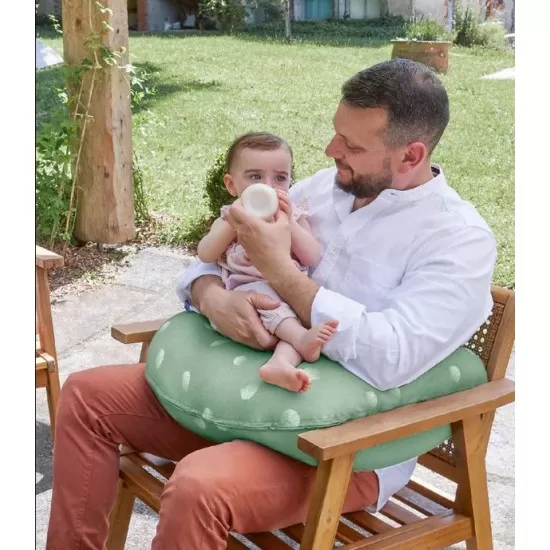 Perna de alaptare si maternitate B.Love 2 in 1 in forma de U si C Babymoov Verde Perna de alaptare si maternitate B.Love 2 in 1 in forma de U si C Babymoov Verde