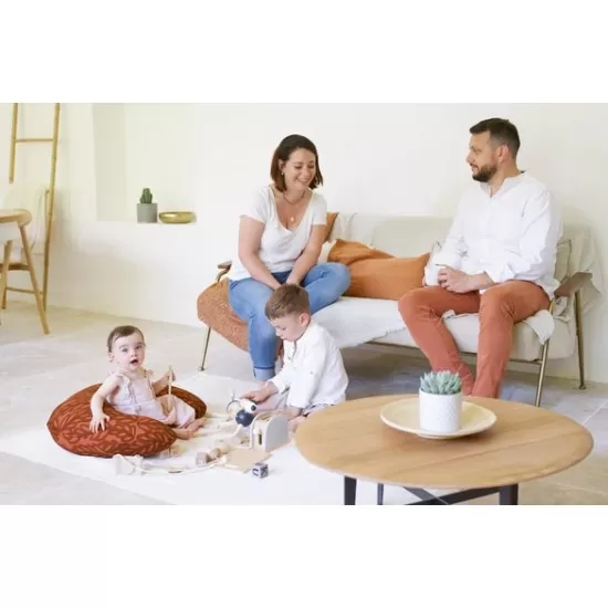 Perna de alaptare si maternitate B.Love 2 in 1 in forma de U si C Babymoov Terracota Perna de alaptare si maternitate B.Love 2 in 1 in forma de U si C Babymoov Terracota