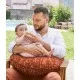 Perna de alaptare si maternitate B.Love 2 in 1 in forma de U si C Babymoov Terracota Perna de alaptare si maternitate B.Love 2 in 1 in forma de U si C Babymoov Terracota