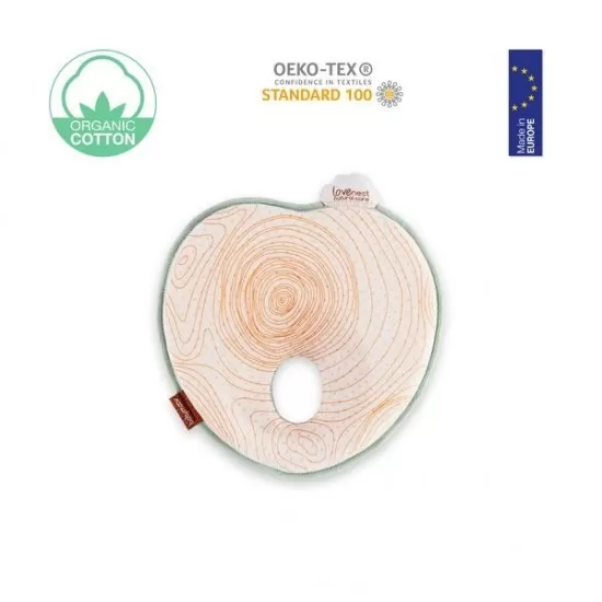 Perna Lovenest Original din bumbac organic impotriva plagiocefaliei Natural Care Babymoov Perna Lovenest Original din bumbac organic impotriva plagiocefaliei Natural Care Babymoov