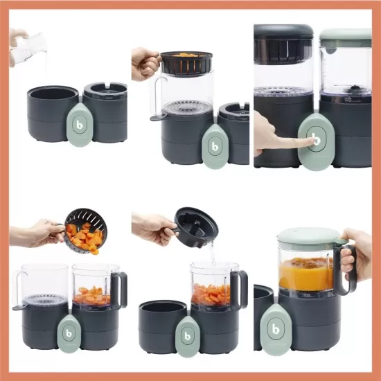Robot multifunctional 4 in 1 Nutribaby ONE Babymoov Robot multifunctional 4 in 1 Nutribaby ONE Babymoov