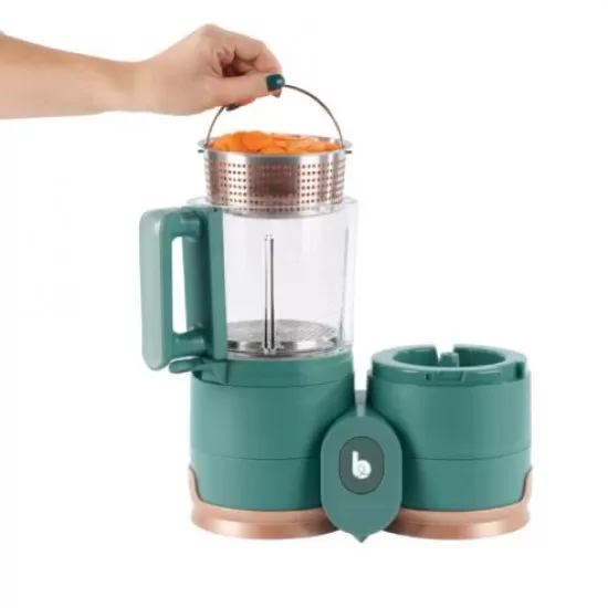 Robot multifunctional Nutribaby Glass 4 in 1 din sticla si otel inoxidabil Babymoov Robot multifunctional Nutribaby Glass 4 in 1 din sticla si otel inoxidabil Babymoov