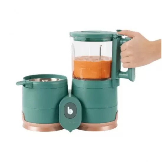 Robot multifunctional Nutribaby Glass 4 in 1 din sticla si otel inoxidabil Babymoov Robot multifunctional Nutribaby Glass 4 in 1 din sticla si otel inoxidabil Babymoov