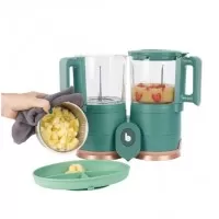 Robot multifunctional Nutribaby Glass 4 in 1 din sticla si otel inoxidabil Babymoov
