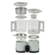 Robot multifunctional Nutribaby Glass 4 in 1 din sticla si otel inoxidabil Celadon Green Babymoov Robot multifunctional Nutribaby Glass 4 in 1 din sticla si otel inoxidabil Celadon Green Babymoov