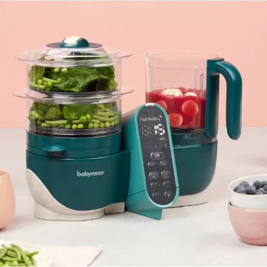 Robot multifunctional Nutribaby + 6 in 1 Opal Green Babymoov Robot multifunctional Nutribaby + 6 in 1 Opal Green Babymoov