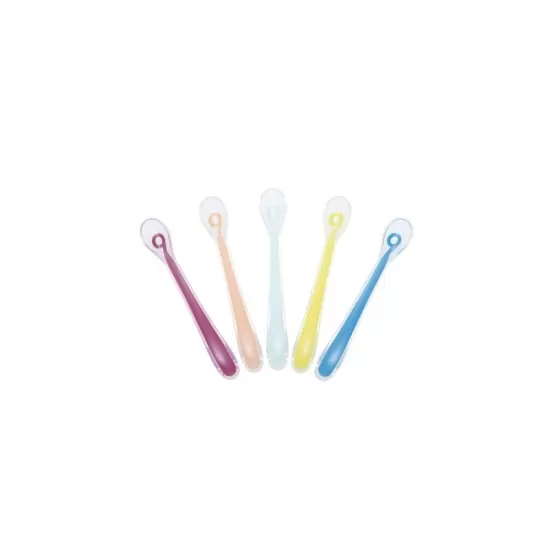 Set 5 lingurite de silicon Babymoov Set 5 lingurite de silicon Babymoov