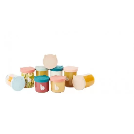 Set boluri din sticla ISY 6x250 ml + 3x120 ml Babymoov Set boluri din sticla ISY 6x250 ml + 3x120 ml Babymoov