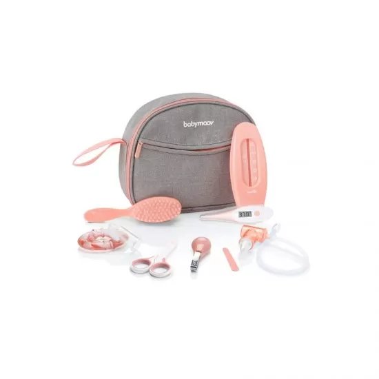 Set pentru ingrijire bebelusi 9 piese Babymoov Peach Set pentru ingrijire bebelusi 9 piese Babymoov Peach