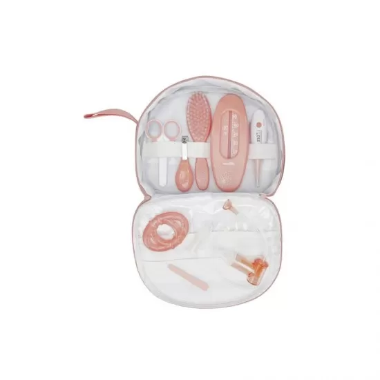 Set pentru ingrijire bebelusi 9 piese Babymoov Peach Set pentru ingrijire bebelusi 9 piese Babymoov Peach