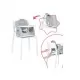 Booster compact Home&Go din materiale reciclabile Badabulle Booster compact Home&Go din materiale reciclabile Badabulle
