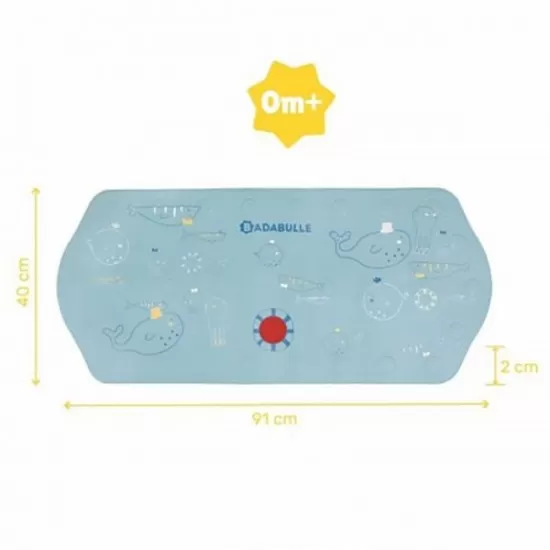 Covor XXL antiderapant pentru cada cu senzor de temperatura Badabulle Covor XXL antiderapant pentru cada cu senzor de temperatura Badabulle