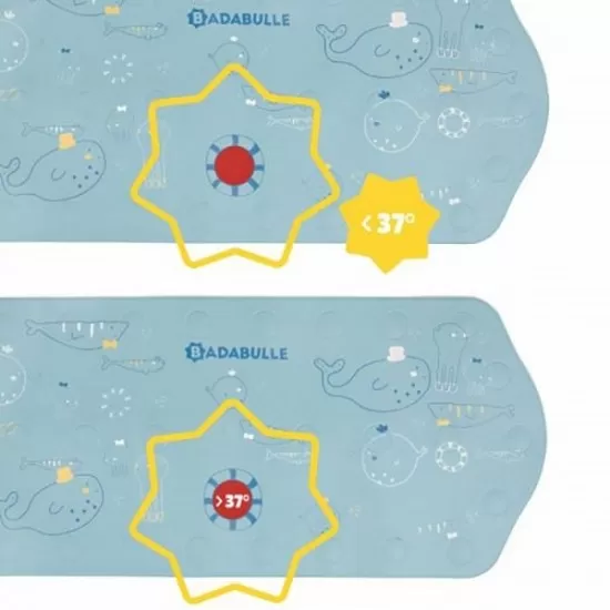 Covor XXL antiderapant pentru cada cu senzor de temperatura Badabulle Covor XXL antiderapant pentru cada cu senzor de temperatura Badabulle
