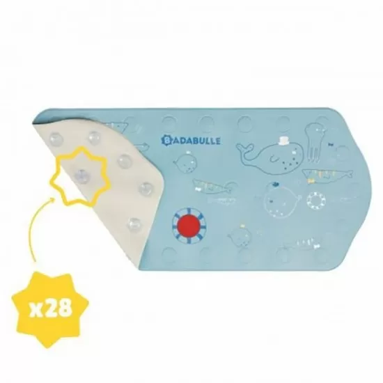 Covor XXL antiderapant pentru cada cu senzor de temperatura Badabulle Covor XXL antiderapant pentru cada cu senzor de temperatura Badabulle