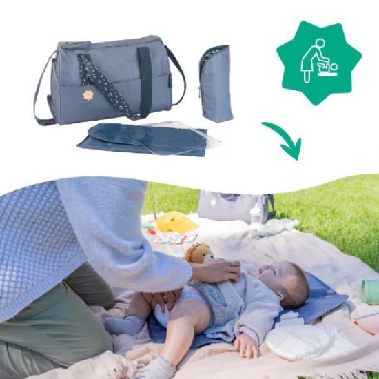 Geanta pentru scutece Pocketstyle Blue Badabulle Geanta pentru scutece Pocketstyle Blue Badabulle
